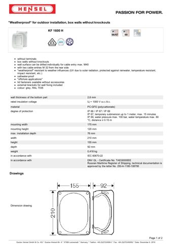 Gustav Hensel KF 1600 H – Drawing (88d82b892b6e_S1-2 S. 1)