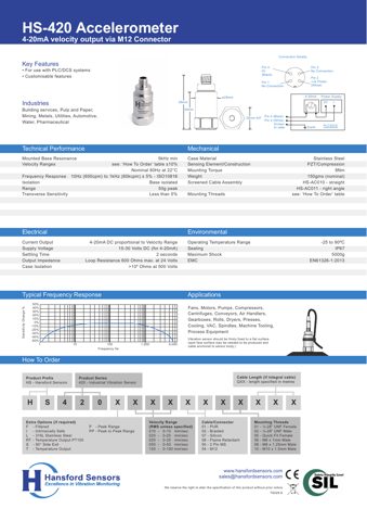 Hansford Sensors HS-420 – Drawing (fc71a0a90d60_S1-1 S. 1)