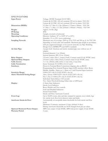 Xtralis / Honeywell VLF-250 – Drawing (432eb3c12e9a_S1-3 S. 2)