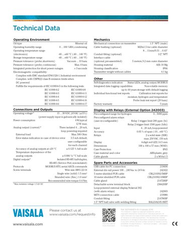 Vaisala MHT410 – Drawing (90e1b78df731_S1-2 S. 2)