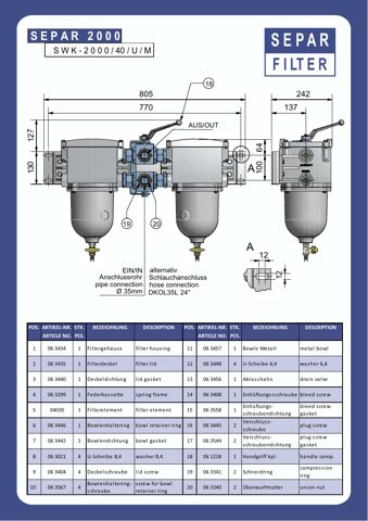 Willibrord Lösing Filtertechnik e.K SWK-40 – Zeichnung (fd10a27bc889_S1-4 S. 3)