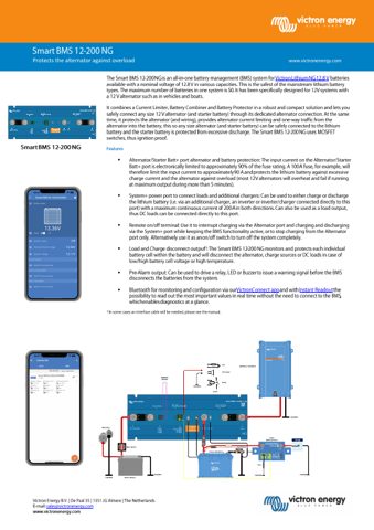 Victron Energy 12-200 NG – Podgląd strony (6604e9c3cffe_S1-1 S. 1)