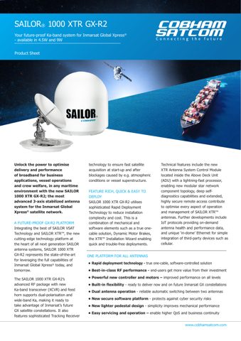 Cobham SATCOM 1000 XTR GX-R2 – Drawing (778ef54d6d26_S1-2 S. 1)