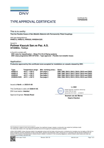 Polimer Kaucuk San.ve Paz HWB2N-K32S – Drawing (b2f83cbf1c32_S1-2 S. 1)