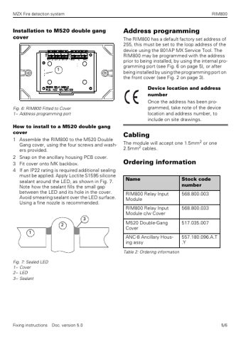 Tyco Fire & Security RIM800 – Page preview (eefcb0cf1483_S1-6 S. 5)