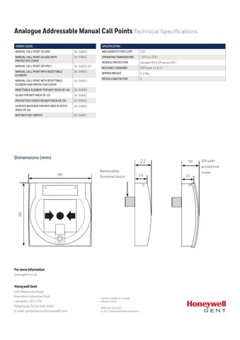 Autronica / Honeywell S4-34805-EP – Drawing (16e251692e31_S1-2 S. 2)