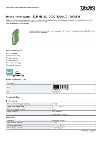 Phoenix Contact H5-SC- 24DC/500AC-9 – Drawing (7005afff4b80_S1-3 S. 1)