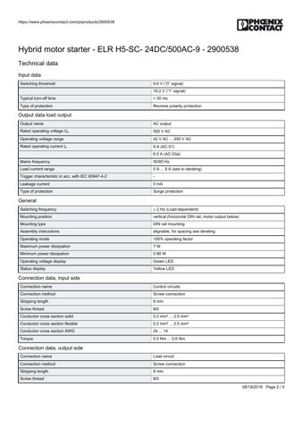 Phoenix Contact H5-SC- 24DC/500AC-9 – Drawing (7005afff4b80_S1-3 S. 2)