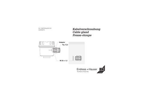 Endress+Hauser a3 – Drawing (2789c5c5c1f2_S1-1 S. 1)