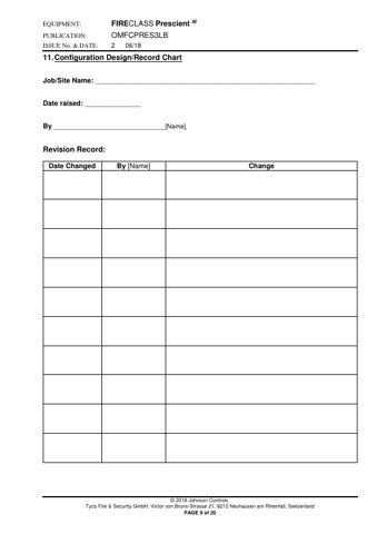 Tyco Fire & Security FIRECLASS Prescient III – Page preview (7a39a202236b_S3-9 S. 7)