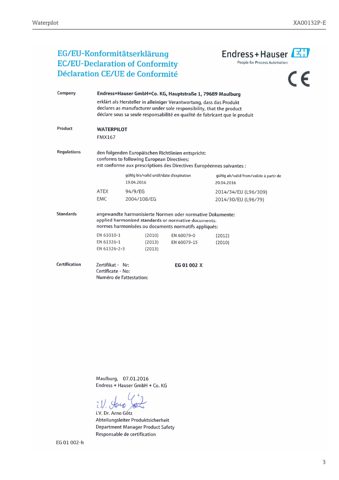 Endress+Hauser XA00132P-E – Drawing (4b2b5c0dff3f_S2-10 S. 2)