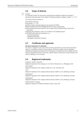 Endress+Hauser Micropilot M FMR240 FOUNDATION Fieldbus – Page preview (5269185e76e8_S3-13 S. 7)