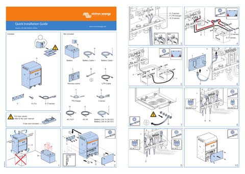 Victron Energy Quattro 24V 48V 5000VA 230Vac – Drawing (fbf55fa7d3bd_S1-1 S. 1)
