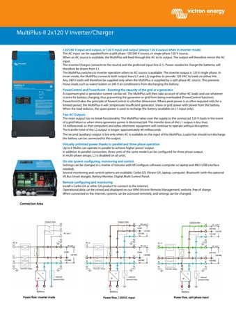 Victron Energy MultiPlus-II 2x120V – Drawing (08d38119f38d_S1-1 S. 1)