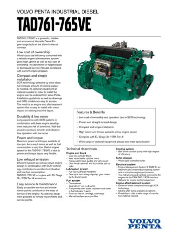 Volvo Penta TAD761VE – Drawing (f27158cf9108_S1-1 S. 1)