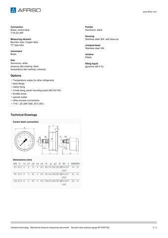 AFRISO RF100KTGly – Drawing (a2e333eb4315_S1-3 S. 2)