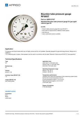 AFRISO RF50GT – Page preview (b561d0dc4290_S1-1 S. 1)
