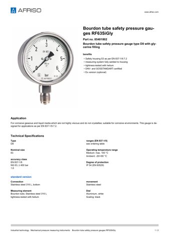 AFRISO RF63SiGly – Page preview (3858794ec3f5_S1-1 S. 1)