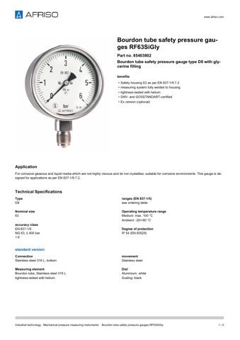 AFRISO RF63SiGly – Page preview (af0ad51fd247_S1-1 S. 1)