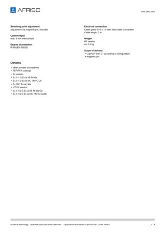 AFRISO ENT 21 MF -60 HT – Page preview (7671f6231261_S1-2 S. 2)