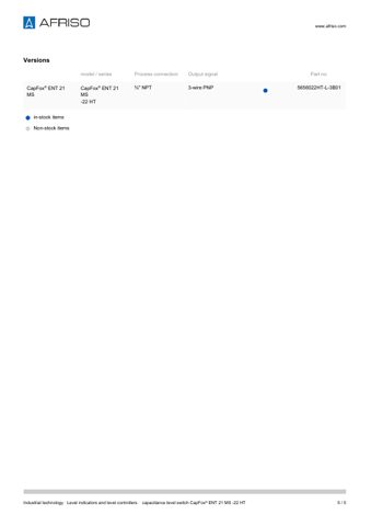 AFRISO CapFox® ENT 21 MS -22 HT – Page preview (2b0e3ffe7c3e_S1-5 S. 5)