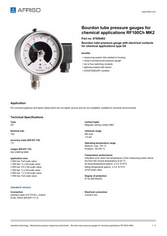 AFRISO RF100Ch MK2 D4 – Page preview (6ba12794f36c_S1-1 S. 1)