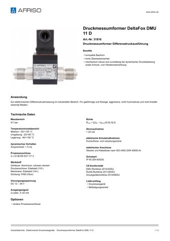 AFRISO 31816 11 D – Page preview (4de31f561cce_S1-1 S. 1)