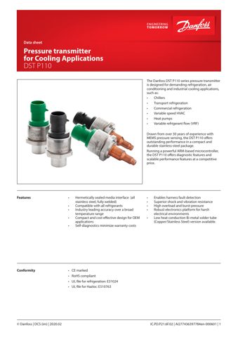 Danfoss DST P110 – Drawing (f069dc1a9d29_S1-4 S. 1)