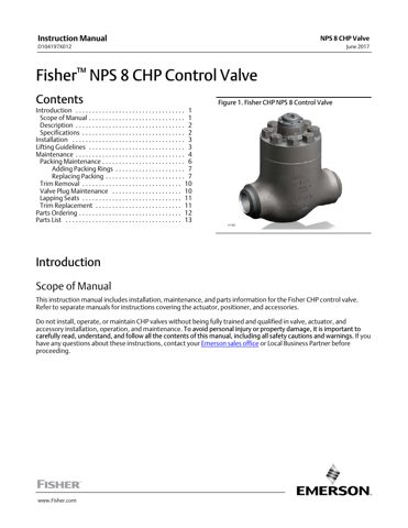 emerson NPS 8 CHP – Drawing (88cdc12ba607_S1-1 S. 1)