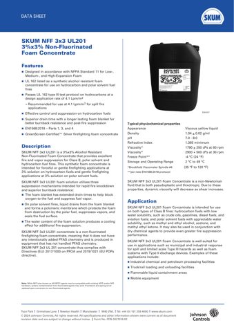 SABO FOAM UL201 – Drawing (681547d925fc_S1-1 S. 1)