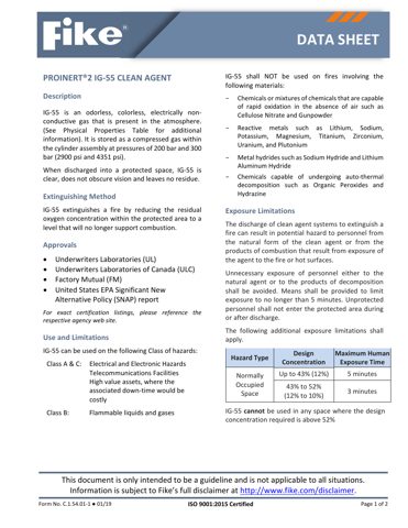 Fike PROINERT®2 – Drawing (a422ec4d43a4_S1-1 S. 1)