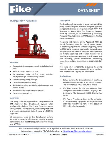 fike Pump Skid – Drawing (e151c3d21c9d_S1-1 S. 1)