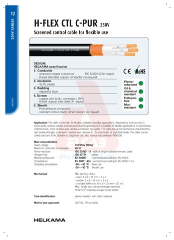 Helkama Bica (Shanghai) H-FLEX CTL C-PUR 250V – Drawing (9d951eb260ba_S1-1 S. 1)