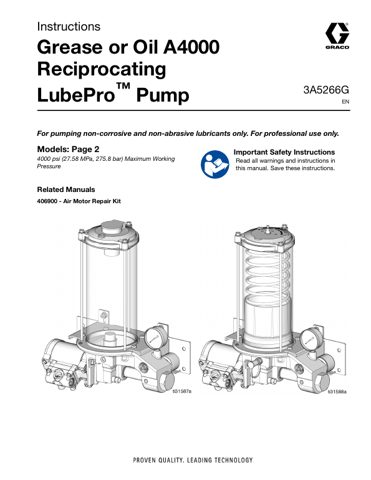 Graco Lube A4000 Reciprocating – Page preview (38f090e5bbed_S1-1 S. 1)