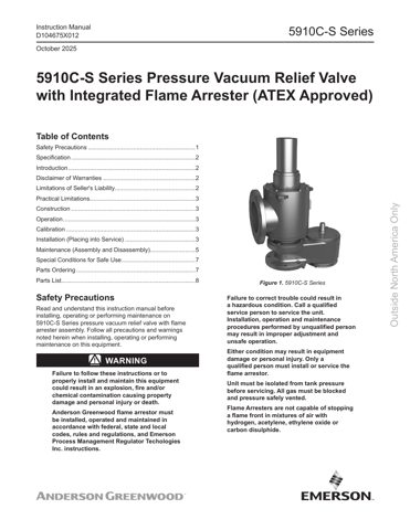 Emerson 5910C-S – Drawing (e0e35f2152c4_S1-9 S. 1)