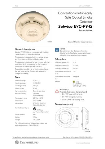Consilium Marine & Safety EVC-PY-IS – Rysunek (9342ae3991ac_S1-1 S. 1)