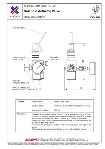 Marioff D21073 – Drawing (cc15dbcb8201_S1-1 S. 1)