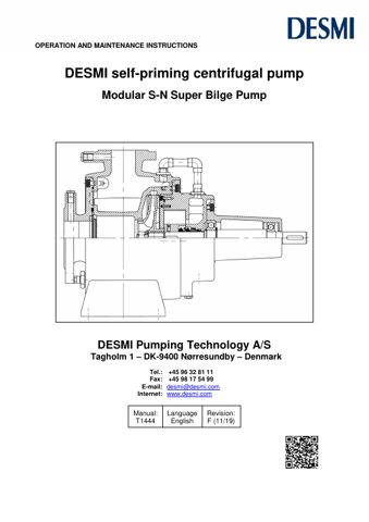 DESMI Super Bilge Pump – Page preview (6ca96d7c65f5_S1-1 S. 1)