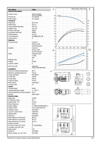Grundfos Marine 65-315 – Drawing (10e23461f334_S2-6 S. 5)