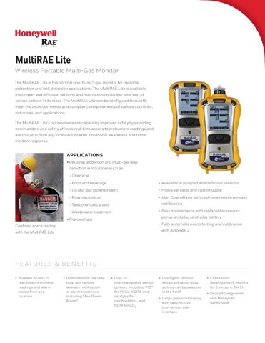 Honeywell / RAE Systems Lite – Drawing (058599d3c79a_S1-1 S. 1)