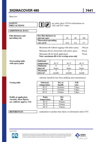 PPG / Sigma Coatings SigmaCover 480 – Page preview (3e09de28a297_S1-3 S. 3)