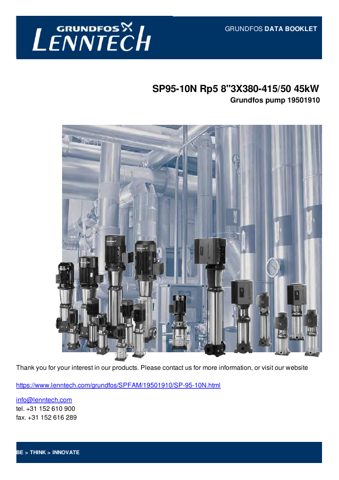 grundfos SP95-10N Rp5 – Page preview (d40d0ba65dd0_S1-1 S. 1)