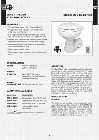 Jabsco 37045-1092* – Drawing (bfce1c0359ed_S1-1 S. 1)