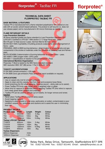 Florprotec T103FR – Drawing (e7df53b9eae5_S1-1 S. 1)