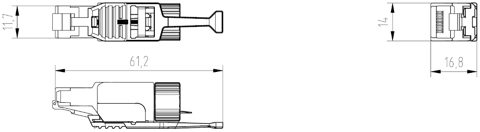 Reichle & De-Massari FM45 EL Cat. 6A Plug, Standard & Slim Version – Photo (869adaa32961_S2-3 S. 2)
