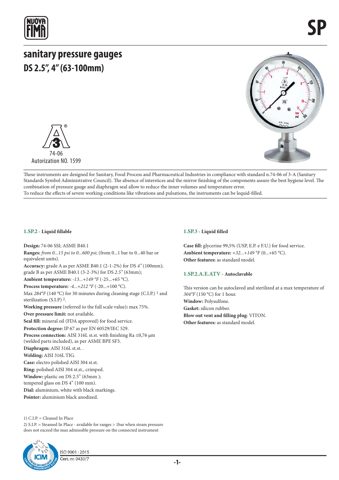 Nuova Fima 1.SP.2 - Liquid fillable/1.SP.2.A.E.ATV - Autoclavable – Drawing (09b6cd9ef720_S1-1 S. 1)