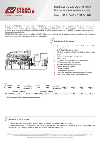 Mitsubishi EM1436MsS – Drawing (418d2673040e_S1-1 S. 1)