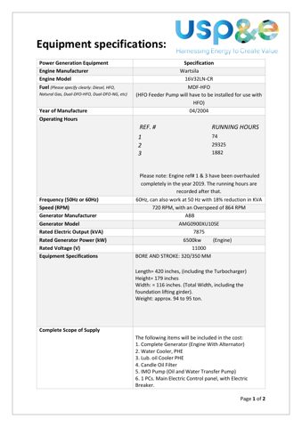 Wärtsilä 16V32LN-CR – Drawing (7da6e10a30b3_S1-1 S. 1)