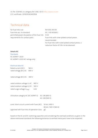 Wöhner GmbH & Co. KG Elektrotechnische Systeme QCB-NH00, QCB-NH000/00C – Page preview (3928b65addfa_S1-7 S. 4)