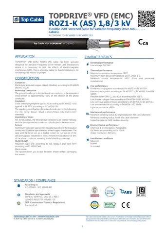 TOP CABLE, S.A. TOXFREE MARINE PLUS XTCuZ1-K (AS+) 0,6/1kV – Page preview (86d1b00c3b5e_S4-13 S. 8)